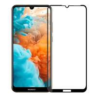 Huawei - Telefon-fóliák Üvegfólia Huawei Y6 2019 / Y6s 2019 / Y6 Pro 2019 - fekete tokbarát Slim 3D üvegfólia