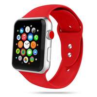 Apple Watch Okosóra kiegészítők Apple Watch Series 4/5/6/7/8/9/SE (38mm-40mm) okosóra szíj - TECH-PROTECT SOFTBAND Piros szilikon szíj