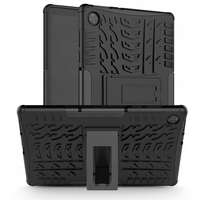 Lenovo Tablettok Lenovo Tab M10 10,1 (2. generáció TB-X306) - Armorlok ütésálló, kitámasztható, fekete tablet tok