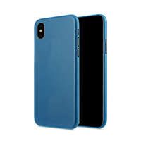 iPhone Telefontok iPhone X / XS - kék áttetsző szilikon tok