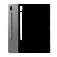 Samsung Tablettok Samsung Galaxy Tab S7+ plus 12,4" (SM-T970, SM-T976) - fekete szilikon tablet tok