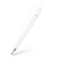 Tokgalaxis TECH-PROTECT CHARM STYLUS - Tablet ceruza fehér/ezüst