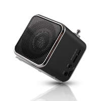 Tokgalaxis Hangszóró: Setty MF-100 - fekete hangszóró - rádió, AUX, MicroSD, USB (NEM bluetooth-os)