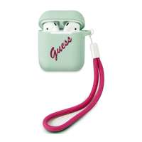 Guess Vintage Airpods 1/2 tartó - kékeszöld szilikon tok