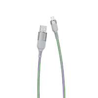 Kábelek - Adapterek Kábel: DUDAO L9X - USB / MicroUSB világító LED adatkábel, (5A) 1m