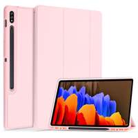 Samsung Tablettok Samsung Galaxy Tab S7 FE (SM-T730, SM-T733, SM-T736B) - pink smart case tablet tok ceruza tartóval