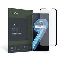 Realme - Telefon-fóliák Üvegfólia Realme 9i - HOFI fekete keretes kijezővédő üvegfólia