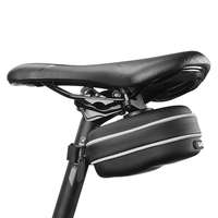 Tokgalaxis Biciklis tartó: Sahoo 13875-SA - Univerzális, vízálló kerékpárülésre szerelhető, fekete táska