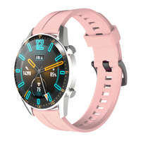 Samsung Okosóra kiegészítők Samsung Galaxy Watch 3 (45 mm) okosóra szíj - pink szilikon (22 mm)