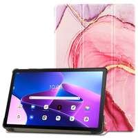 Lenovo Tablettok Lenovo Tab M10 Plus 10,6 coll (3. gen, TB125FU, TB128XU) - MARBLE smart case tablet tok