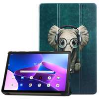 Lenovo Tablettok Lenovo Tab M10 Plus 10,6 coll (3. gen, TB125FU, TB128XU) - Vidám Elefánt smart case tablet tok