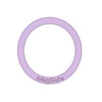 Autós tartók Univerzális MagSafe töltést segítő gyűrű (1db) - fém szilikon bevonattal, lila
