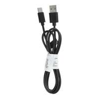 Kábelek - Adapterek Kábel: Type-C (USB-C) / USB fekete adatkábel, 1 m (8 mm hosszúságú véggel)