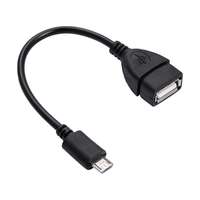 Kábelek - Adapterek Adapter: Akyga AD-09 - USB / MicroUSB adapter fekete