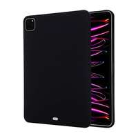 iPad Pro 12.9 2021 (5.gen) Tablettok - fekete szilikon tablet hátlap tok