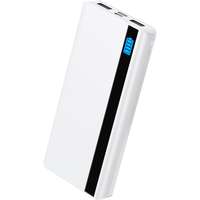 Tokgalaxis Powerbank: Pavareal PB80 - fehér powerbank 2USB, 10000mAh, 2,4A