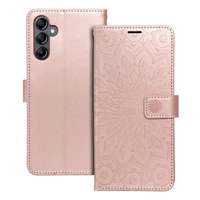 Samsung Telefontok Samsung Galaxy A14 4G / LTE (A145) - MEZZO mandala mintás rose gold mágneses szilikon keretes könyvtok