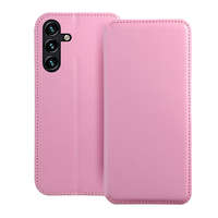Samsung Telefontok Samsung Galaxy A15 4G / 5G - Dual Pocket - pink mágneses átlátszó szilikon keretes könyvtok