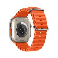 Apple Watch 38 / 40 / 41 mm okosóra szíj - F- Design FA12 - narancssárga szilikon szíj