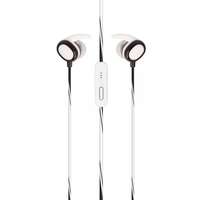 Setty - stereo fehér/fekete vezetékes sport headset - audio (jack) csatlakozóval