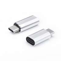 Kábelek - Adapterek Adapter: Lightning iPhone - Type-C OTG adapter ezüst
