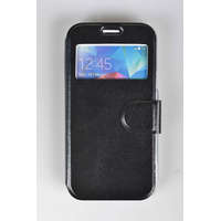 Samsung galaxy S5 mini G800 Telefontok - fekete S view + szilikon tok