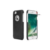 Telefontok iPhone 7/8 - Pierre Cardin Bőr Tok Fekete (8719273129821)