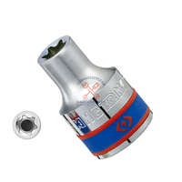 Kézi torx dugókulcs fej 1/2" rövid E10