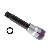 XZN (spline) bit dugókulcs 1/2" hosszú M5