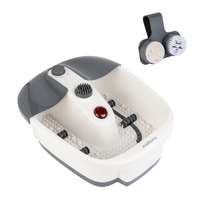 Medisana Medisana FS-90L Foot Spa lábfürdő, lábpezsgőfürdő, lábmasszírozó, 3 feltéttel, szürke