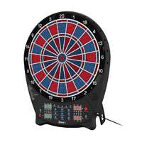Crivit Crivit 4x LED kijelzős elektromos darts tábla készlet, 3 x 4 dart szettel (hálózati adapterrel és póthegyekkel), piros-kék színű