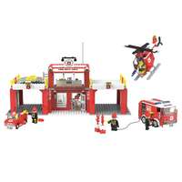 PlayTive PlayTive Clippys CL-12811 Tűzoltóság játék építő állomás szett, 834 részes