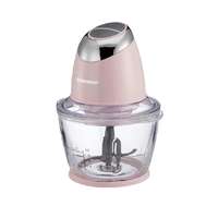 SilverCrest SilverCrest SMZC 500 D2 PINK Üvegtálas konyhai aprító, jégdaráló funkcióval, 500 W, 1,2 literes, Világos rózsaszín