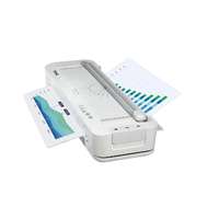 Tronic TRONIC TLG 400 A1 WH Prémium A3 / A4 hideg - meleg lamináló gép, laminátor, laminálógép görgős papírvágóval és 8 db A3 lamináló fóliával, fehér, 400W