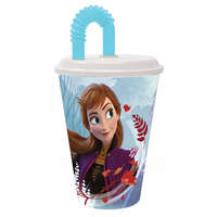 Javoli Disney Frozen, Jégvarázs Szívószálas pohár 430 ml.