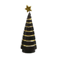 Decoration &amp; Desing Kft Karácsonyfa poly fekete,arany