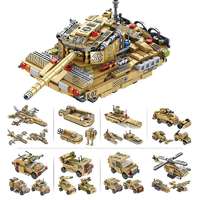BERGER Panlos 8 az 1 -ben összerakható játék tank építőjáték
