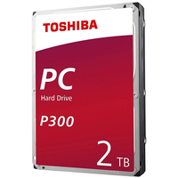  TOSHIBA P300 2TB 3.5″ 5400rpm 128MB SATA HDWD220UZSVA