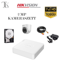  Hikvision 2MP-es 1 domekamerás rögzítő rendszer + 500GB HDD