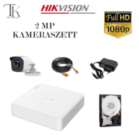  Hikvision 2MP-es 1 csőkamerás rögzítő rendszer + 500GB HDD