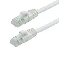 Gigabit Patch kábel UTP CAT6 26AWG, LSZH, 0,25m, fehér