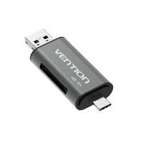 Vention Vention USB 2.0, (multifunkciós, szürke), kártyaolvasó