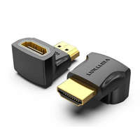 Vention Vention HDMI/M (90fokos) -> HDMI/F (4K,fekete), adapter