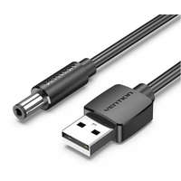 Vention KÁBEL USB -> DC 5.5mm, 1,5m, (fekete), Vention
