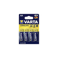 Varta Elem AA ceruza LR06 Longlife 4 db/csomag, Varta