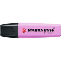 Stabilo Szövegkiemelő 2-5mm, vágott hegyű, STABILO Boss original Pastel málna