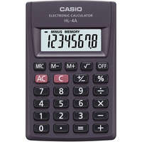 Casio Zsebszámológép 8 digit Casio HL 4 fekete