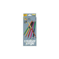 CREATIVE JUNGLE Színes ceruza készlet, kétvégű duocolor 12/24 szín Creative Jungle 24 klf. szín
