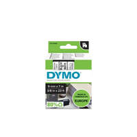 Dymo Feliratozógép szalag Dymo D1 S0720680/40913 9mmx7m, ORIGINAL, fekete/fehér