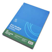Bluering Előlap, A4, 200 micron 100 db/csomag, Bluering® áttetsző kék